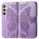 Чехол UniCase Butterfly Pattern для Samsung Galaxy S25 (S931) - Light Purple (375325LV). Фото 2 из 9