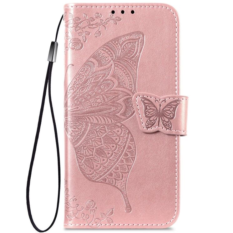Чехол UniCase Butterfly Pattern для ZTE Blade A76 - Rose Gold: фото 5 из 10