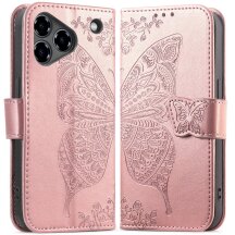 Чехол UniCase Butterfly Pattern для ZTE Blade A76 - Rose Gold: фото 1 из 10