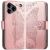 Чохол UniCase Butterfly Pattern для ZTE Blade A76 - Rose Gold: фото 1 з 10