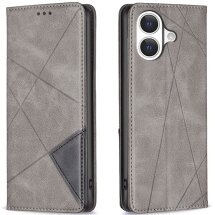 Чохол UniCase Geometric Pattern для Apple iPhone 17 - Grey: фото 1 з 8