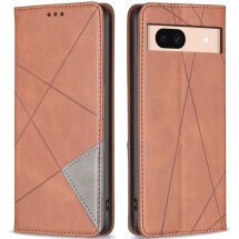 Чехол UniCase Geometric Pattern для Google Pixel 8A - Brown: фото 1 из 8