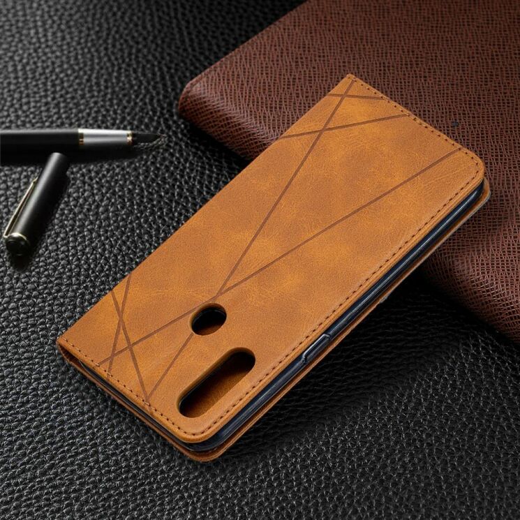 Чехол-книжка с кармашками UniCase Geometric Pattern для OPPO A31 - Brown: фото 9 из 10