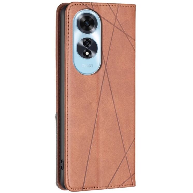 Чехол UniCase Geometric Pattern для OPPO A60 - Brown: фото 3 из 8