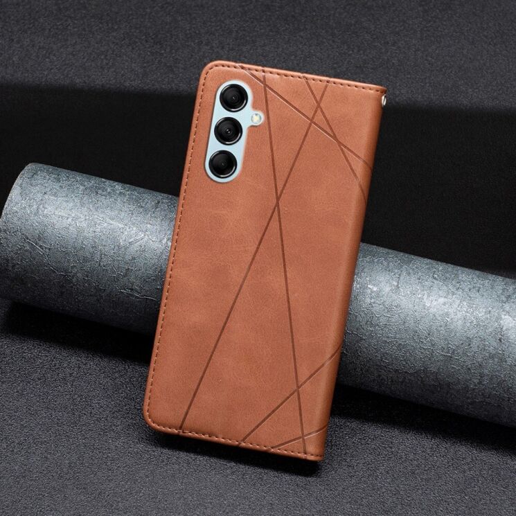 Чехол UniCase Geometric Pattern для Samsung Galaxy M14 (M146) - Brown: фото 3 из 9