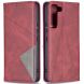 Чехол UniCase Geometric Pattern для Samsung Galaxy S22 (S901) - Red (296356R). Фото 1 из 9
