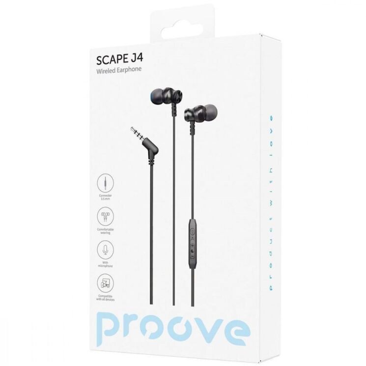 Гарнітура Proove Scape J4 - Black: фото 2 з 3