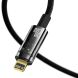 Кабель Baseus Explorer Series Type-C to Lightning (20W, 2m) CATS000101 - Black (896074B). Фото 4 з 21