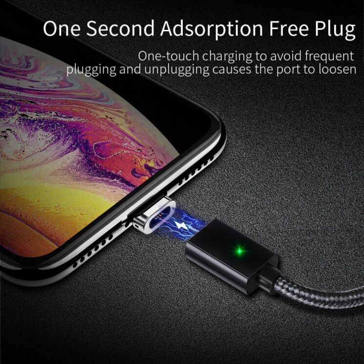 Кабель ESSAGER Magic Power USB to Lightning (1m) EXCCXL-ML01 - Black (982806B) Кабель ESSAGER Magic Power USB to Lightning (1m) EXCCXL-ML01 - Black: фото 9 из 10