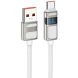 Кабель Hoco U137 USB to Type-C (66W, 5A, 1.2m) - White (896294W). Фото 1 з 6