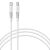 Кабель Intaleo CBFLEXTT1 Type-C to Type-C (18W, 1.2m) - White: фото 1 з 4