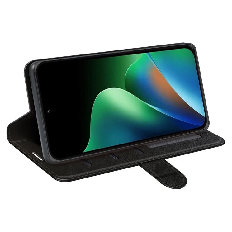 Классический чехол-книжка Deexe Wallet Style для Xiaomi Redmi 17 - Black (429002B) Классический чехол-книжка Deexe Wallet Style для Xiaomi Redmi 17 - Black: фото 3 из 8