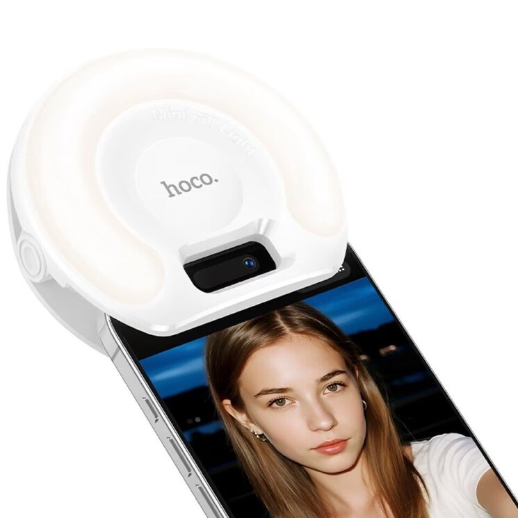 Кольцевая лампа Hoco K160 - White: фото 2 из 5