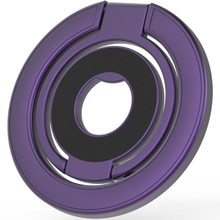 Кільце-тримач Deexe Magnetic Ring - Purple: фото 1 з 19