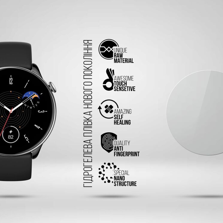 Комплект плівок (6шт) ArmorStandart Watch Film для Xiaomi Amazfit GTR Mini: фото 2 з 4