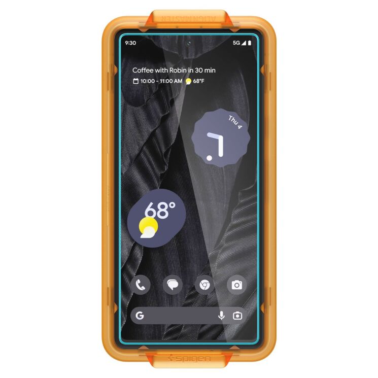 Комплект защитных стекол Spigen (SGP) GLAS.tR AlignMaster для Google Pixel 7a + ГЕЛЬ: фото 2 из 13