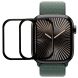 Комплект захисних плівок Deexe Protector Film для Apple Watch 10 42 mm - Black (364202B). Фото 1 з 6