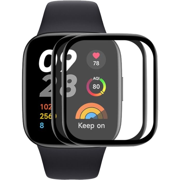 Комплект защитных пленок HAT PRINCE 3D Screen Protector для Xiaomi Redmi Watch 3 Lite - Black: фото 1 из 8