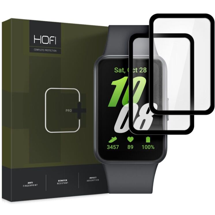 Комплект защитных стекол (2шт) HOFI Hybrid Pro+ Set для Samsung Galaxy Fit 3 - Black: фото 1 из 2