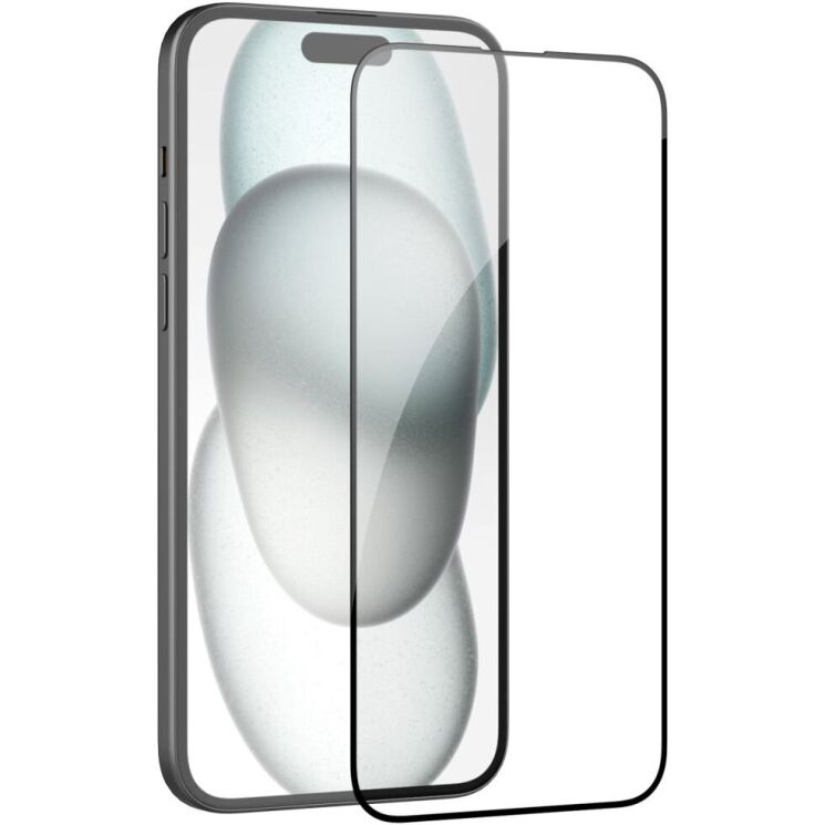 Комплект защитных стекол (2шт) NILLKIN EZ SET Series для Apple iPhone 15 - Black: фото 3 из 17