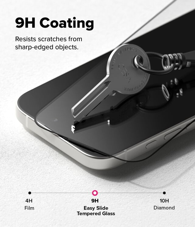 Комплект захисних стекол (2шт) Ringke Easy Slide Tempered Glass для iPhone 17 (8800328811874): фото 7 з 18