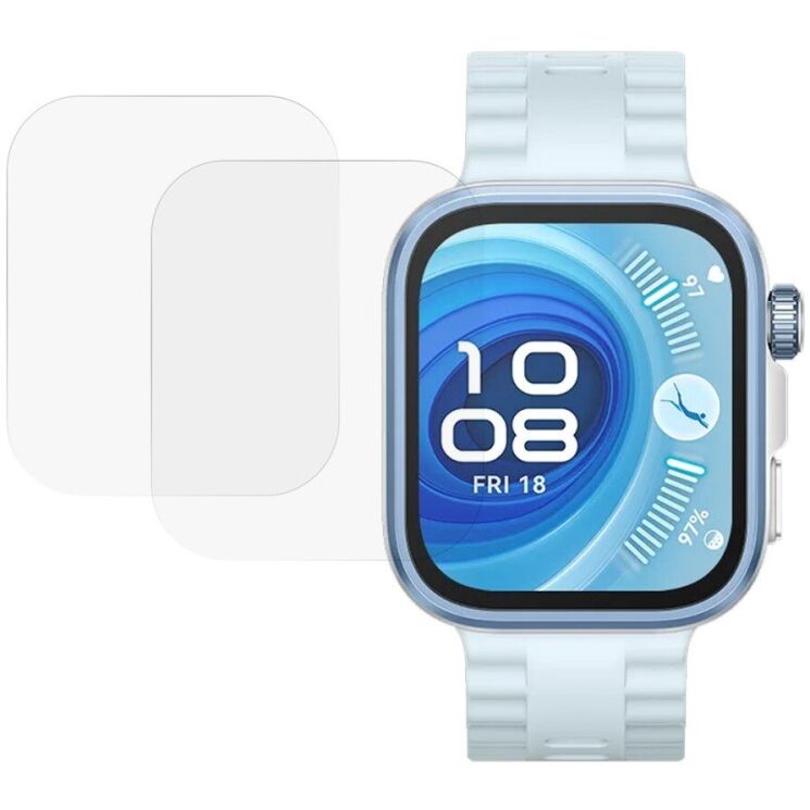 Комплект захисних стекол Deexe Screen Protector для Huawei Watch Fit 4 Pro: фото 1 з 6