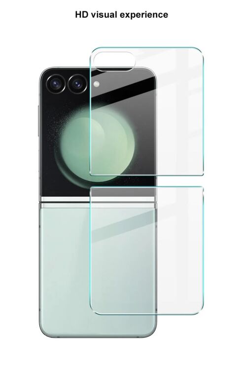 Комплект защитных стекол IMAK Back Crystal Glass для Samsung Galaxy Flip 6: фото 7 из 9