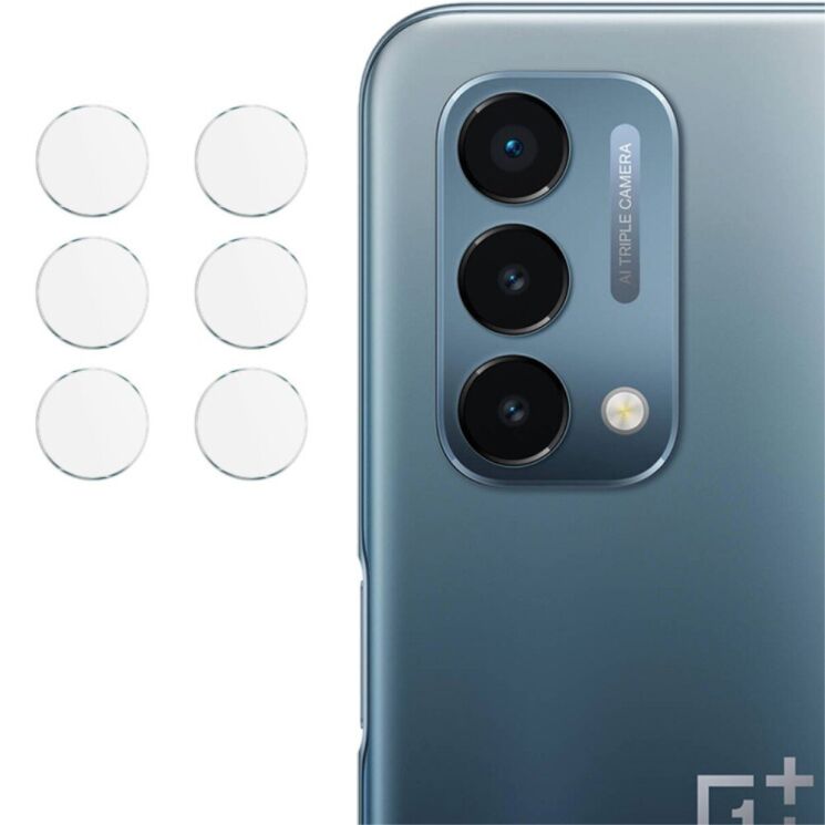 Комплект защитных стекол на камеру IMAK Camera Lens Protector для OnePlus Nord N200: фото 1 из 11