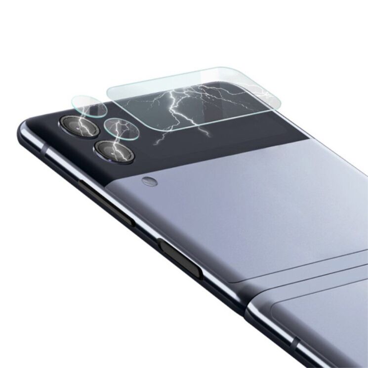 Комплект защитных стекол на камеру IMAK Lens Protector для Samsung Galaxy Flip 3: фото 3 из 14