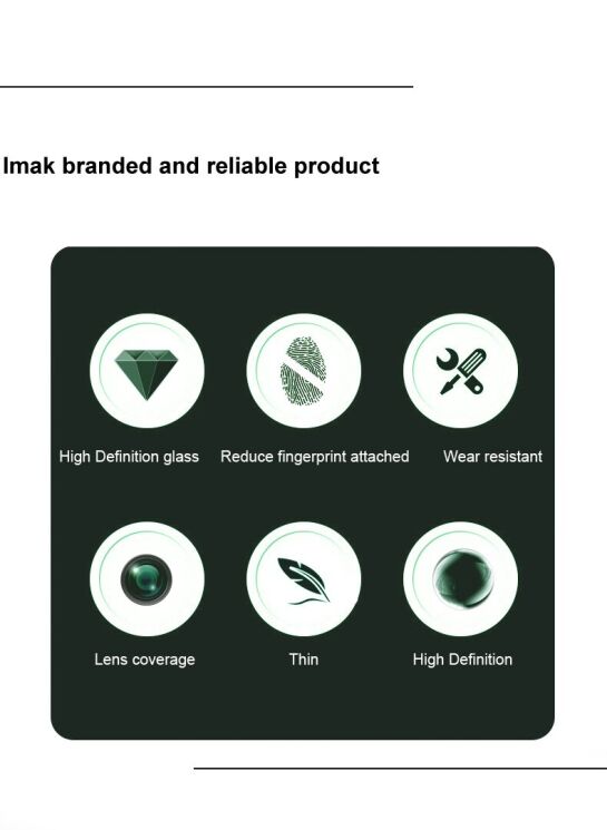 Комплект защитных стекол на камеру IMAK Lens Protector для Samsung Galaxy Flip 3: фото 7 из 14