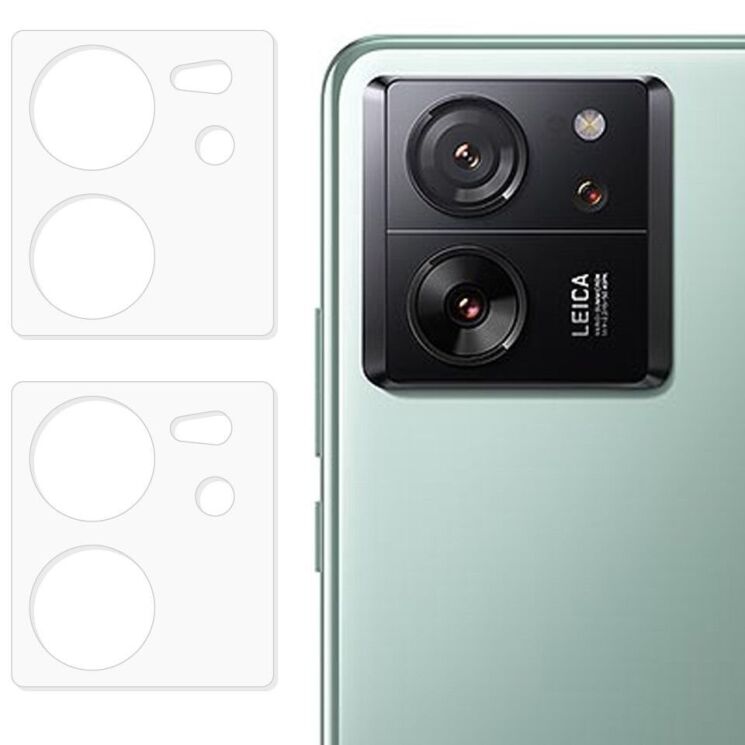 Комплект защитных стекол на заднюю камеру Deexe Camera Lens Protector для Xiaomi 13T / 13T Pro: фото 1 из 7