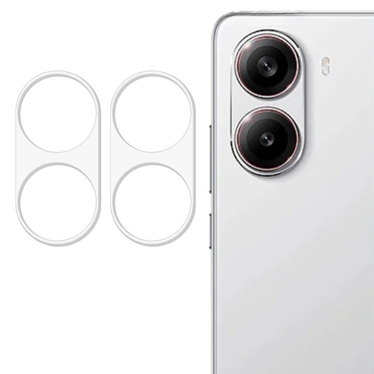 Комплект защитных стекол на заднюю камеру Deexe Camera Lens Protector для Xiaomi Poco X7 Pro: фото 1 из 7