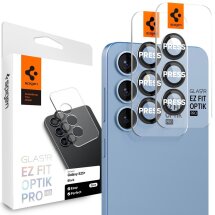 Комплект защитных стекол Spigen (SGP) Optik Pro Lens Protector для Samsung Galaxy S25 Plus (S936) AGL09088 - Black: фото 1 из 13