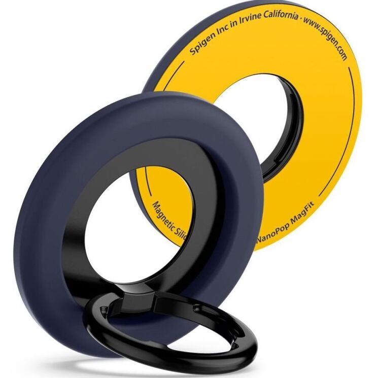 Магнитное кольцо-держатель Spigen (SGP) Nano Pop Ring (MagFit) AMP09028 - Blueberry navy: фото 1 из 15