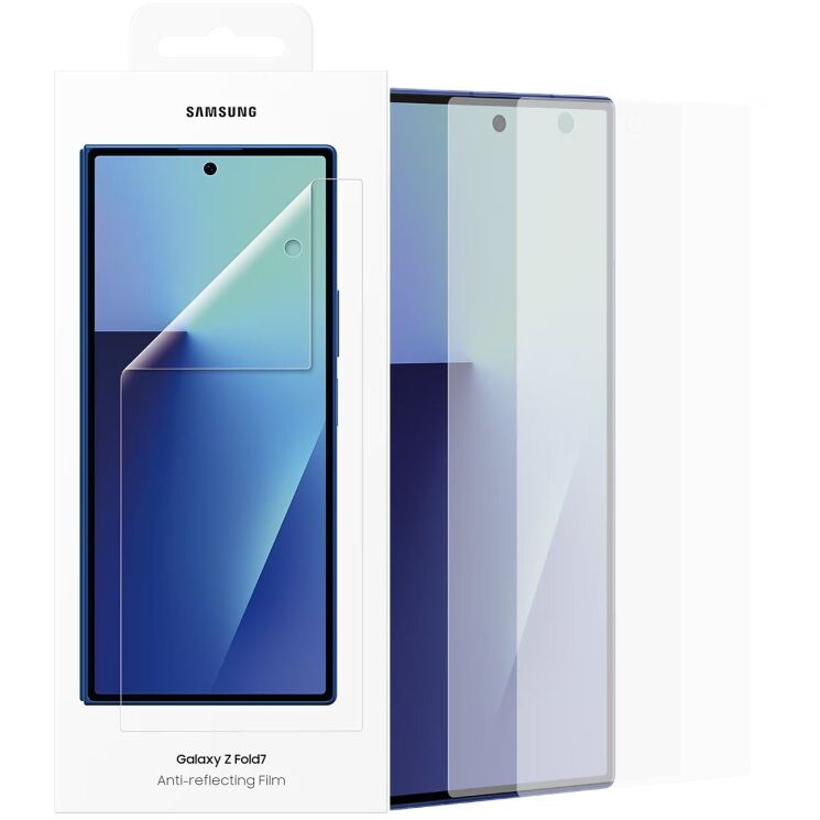 Комплект оригінальних захисних плівок на зовнішній екран Anti-reflecting Film для Samsung Galaxy Fold 7 (EF-UF966CTEGUA): фото 1 з 4