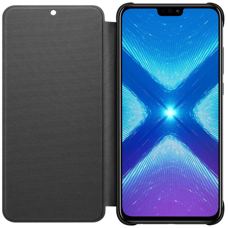 Оригинальный чехол Flip Cover для Huawei Honor 8X (51992769) - Black: фото 5 из 8