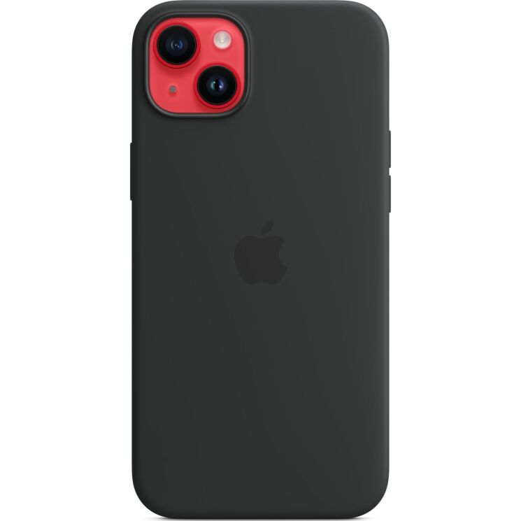 Оригінальний чохол Silicone Case with MagSafe для Apple iPhone 14 Plus (MPT33ZE/A) - Midnight: фото 5 з 5