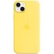 Оригинальный чехол Silicone Case with MagSafe для Apple iPhone 14 Plus (MQUC3) - Canary Yellow (306713Y). Фото 2 из 4