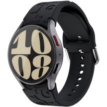 Оригинальный ремешок Unikko Embossed Band для Samsung Galaxy Watch 7 / FE / 6 / 6 Classic / 5 / 5 Pro / 4 / 4 Classic (GP-TYR940AMBBW / GP-TYR930TLABW) - Black: фото 1 из 3