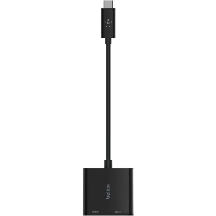 Перехідник Belkin Type-C to HDMI + Type-C (60W) AVC002BTBK - Black: фото 3 з 5