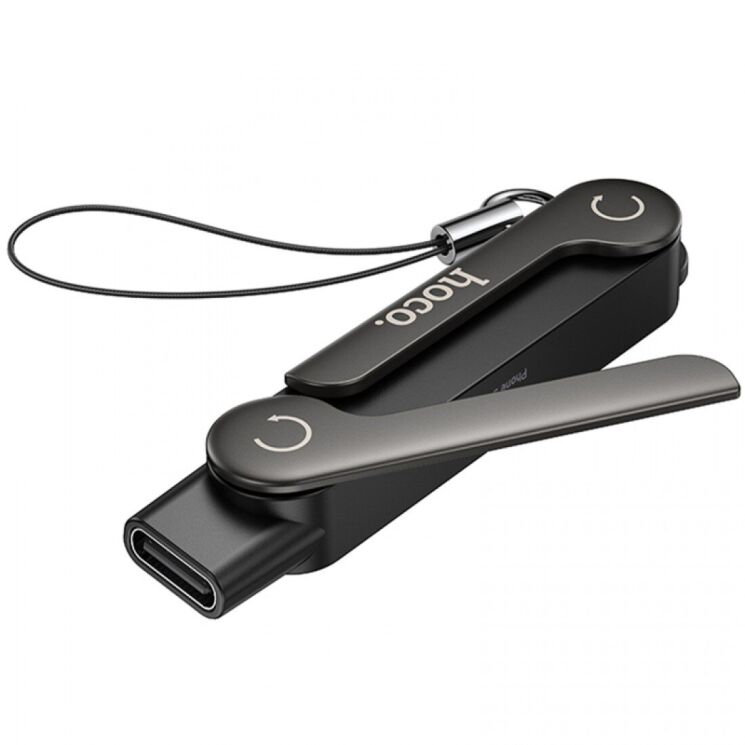 Переходник Hoco UA47 Lightning to Type-C - Black (896536B) Переходник Hoco UA47 Lightning to Type-C - Black: фото 6 из 9