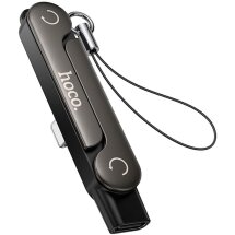 Переходник Hoco UA47 Lightning to Type-C - Black: фото 1 из 9