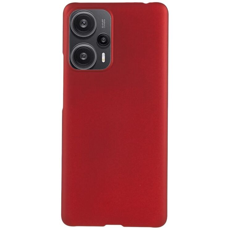 Пластиковый чехол Deexe Hard Shell для Xiaomi Poco F5 / Redmi Note 12 Turbo - Red: фото 1 из 6