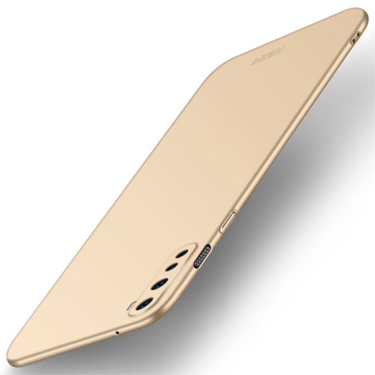 Пластиковый чехол MOFI Slim Shield для OnePlus Nord - Gold: фото 1 из 11