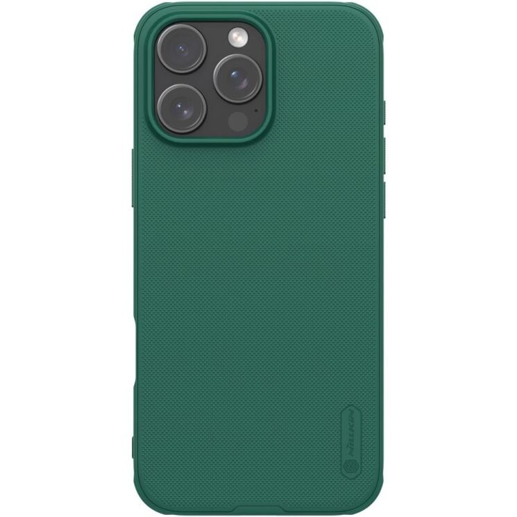 Пластиковый чехол NILLKIN Frosted Shield для Apple iPhone 16 Pro Max - Green: фото 1 из 18