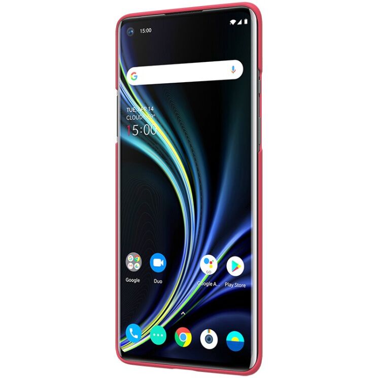 Пластиковий чохол NILLKIN Frosted Shield для OnePlus 8 - Red: фото 3 з 16