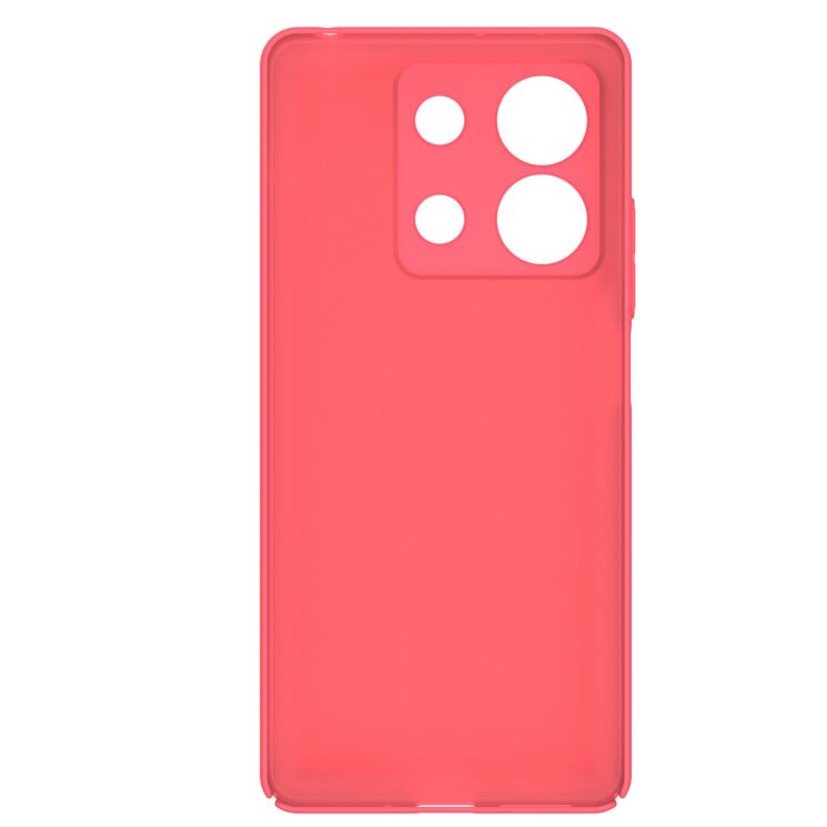 Пластиковый чехол NILLKIN Frosted Shield для Xiaomi Redmi Note 13 5G - Red: фото 6 из 19