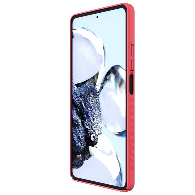 Пластиковый чехол NILLKIN Frosted Shield для Xiaomi Redmi Note 13 5G - Red: фото 5 из 19