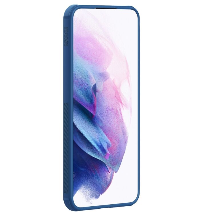 Пластиковый чехол NILLKIN Frosted Shield Pro для Samsung Galaxy S24 FE (S721) - Blue: фото 5 из 19