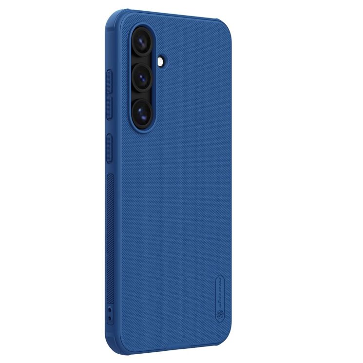 Пластиковый чехол NILLKIN Frosted Shield Pro для Samsung Galaxy S24 FE (S721) - Blue: фото 3 из 19